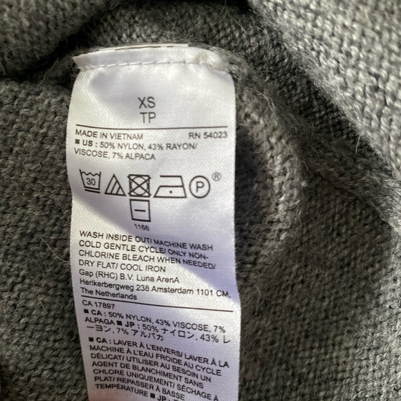 Banana Republic Charcoal Off-Shoulder Sweater Dress - Picture 5 of 5